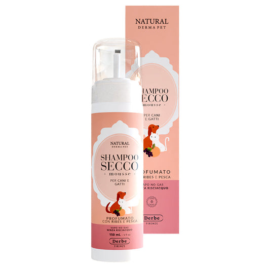 Dry Dog Shampoo Mousse for Sensitive Skin – Blackcurrant & Peach Scent-0