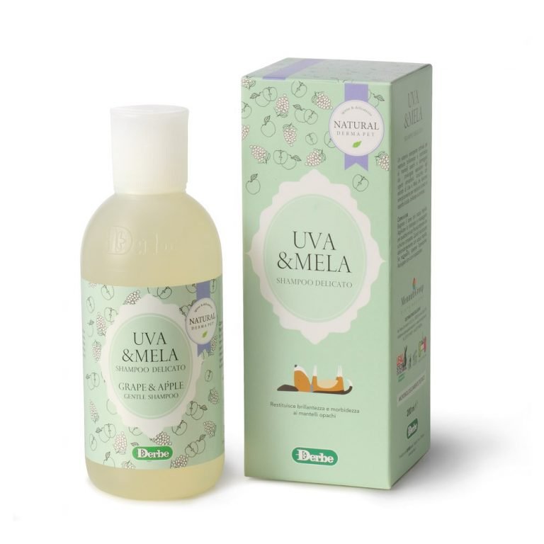 Dog Shampoo – Shine & Repair for Damaged Coats with Grape & Apple-0